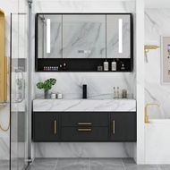 Bathroom Mirror Cabinet Mirror Box with Shelf Bathroom Cosmetic Mirror Storage Cabinet Wall-Mounted Smart Mirror