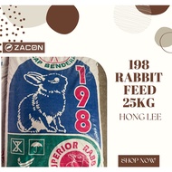 RABBIT FEED / DEDAK ARNAB HONG LEE (CAP BENDERA) 198 25KG / 1 BEG
