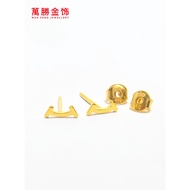 GOLD 916 SMILE EARRING 916黄金微笑耳环