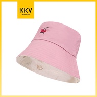 Dylee&amp;Lylee Topi Bucket Pink Cherry Bergaya dengan Sentuhan Korea