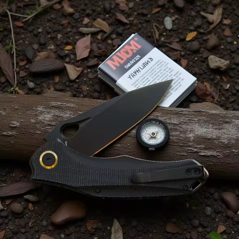 VNLA 14C28N Blade keenness Folding Knife Pocketknives Fishing Tool Knife for Bushcraft Survival Outd