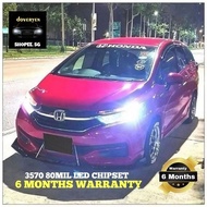 Honda Shuttle Hybrid & Non Hybrid 6500k White LED Headlight / Fog Light Bulb Reverse Pole 9005 H11 H