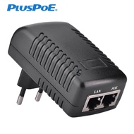 แหล่งจ่ายไฟ POE POEหัวฉีดAC 220V To DC12V 15V 24V 1A DC48V 0.5A EthernetหัวฉีดPOE Power Adapter EU/U