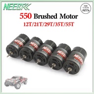 NEEBRC Waterproof 550 Brushed Motor 12T 21T 29T 35T 55T For 1/10 RC Car Truck Crawler Wltoys Axial W