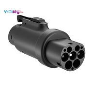 IEC62196 Type 2 to SAE J1772 Type 1 EV Adapter Charging Convertor 250V 32A Type2 to Type1 Charger Co