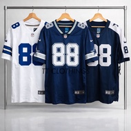 NFL American Football Premium Jersey Rugby Lamb #88 Dallas Cowboy Embroidery Shirt Plus Size Men