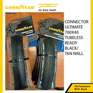 Goodyear Connector Tire 700X 40 Folding Tubeless Ready-Black/Tan wall
