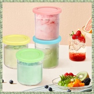 (F Y Z E) 4PCS Ice Cream Pints and Lids for Creami NC301 NC300 NC299AMZ Series Ice Cream Storage Con