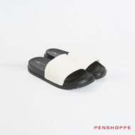 Penshoppe Knitted Band Slides For Women Flat Sandals