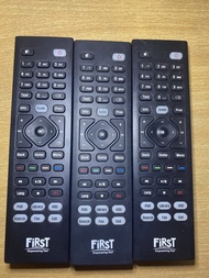 Remote tv remot tv kabel first media original asli hitam