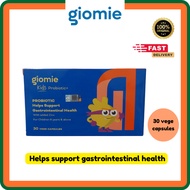 giomie Kids Probiotics+ | 30 vege capsules | EXP: 02/26 | Probiotic | Gastrointestinal Health | Zinc