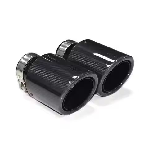 76MM- 101MM Carbon Fiber Exhaust Tip 3 inch to 4inch Universal Car Muffler Tip Exhaust Pipe 3 inch M