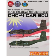 1/144 scale TUDM Caribou Decal