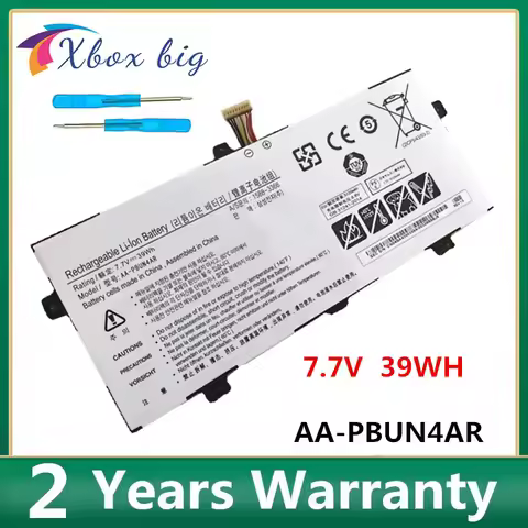 AA-PBUN4AR Laptop Battery For Samsung NP900X5L 940X3L NT900X5P NT900X5L NP940X3LK01US 7.7V 39Wh