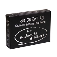 Card Game 88 Great Conversation Starters for Husbands and Wife Talking Game Couples