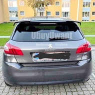 BigSale Fit For Peugeot 206 207 208 308 Hatchback Roof Spoiler ABS Plastic Glossy Black Rear Wing Bo