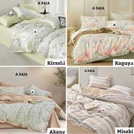 KATUN Bed Cover Set Bedcover Only Original Japanese Cotton Various Floral Motifs Single Double Size 