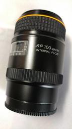 Tokina 100mm F2.8 Macro AT-X AF 橘線百微 (Sony 接環)