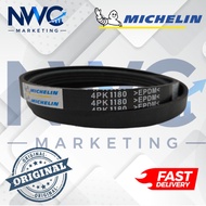 4PK1180 MICHELIN Fan Belt Perodua Myvi ICON D20N 1.5 2017