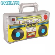 OMXILOYI PVC Inflatable Balloons Reusable Inflated Toys 80's 90's Party Decorations Photo Booth Prop