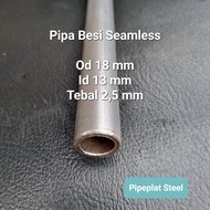 Pipa Besi Seamless Od 18 mm Id 13 mm Tebal 25 mm Panjang 100 cm