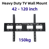 Premium 150kg 2.2mm F900 F96 42 - 120 inch Fixed Super Heavy Duty Large TV Wall Bracket Mount Holder