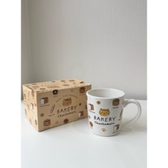 A61-BAKERY Chachamaru-Orange Cat Mug + Bread