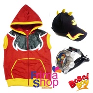 Hat Package + Black Watch + BOBOIBOY BLAZE ROMPI