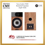 Fyne Audio F300 Bookshelf Speaker (Light Oak)