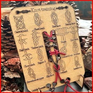 BS1 Learn Knot Training Board Scouts Knot Tying Board Learning Outdoor Survival Skills SB1