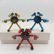 VIRAL TRANSFORMER FINGERTIP ROBOT SPINNER TOY 3D AUTO ROBOT SPINNER/
