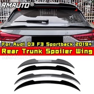premium-Car Rear Wing Rear Trunk Spoiler Diffuser Protector For Audi Q3 F3 Sportback 2019+ Body Kit 