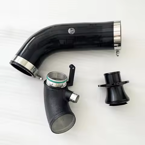 Silicone Intake Hose Pipe Turbo Inlet Elbow Muffler Delete For VW Golf MK7 R Audi 2015+ V8 MK3 A3 S3