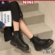 ES 【NINI】35-43 Dr martens Boots women Boots Women boots shoes Black boots Platform boots Men boots Boot shoes