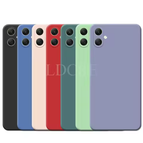 For Samsung Galaxy A06 Case Liquid Silicone Protective Samsung A06 A05 A04 Case TPU Plain Rubber Pho