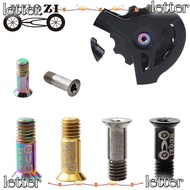 LETTER🌟 /1/2pcs 4 Colors Rear Derailleur Guide Mountain Road Folding Tension Wheels Screws M5 Wheel Screw Bike Parts 16x7.7x5mm Bicycle Accessories Titanium Alloy Fixed Bolt/Multicolor