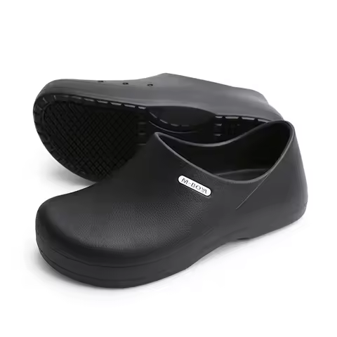 Men's Anti-slip Sandals Men Chef Shoes Women Non-slip Waterproof Oil-proof Kitchen Nurse Shoes Work 