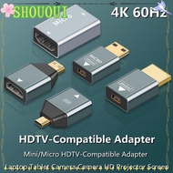 SHOUOUI Adapter For PC TV Monitor Aluminium Alloy 4K 60HZ Converter