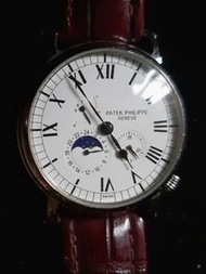 售三問月相日星期…萬年曆閏年顯示18K750腕錶…PATEK PHILIPPE…5052…SWISS~GEMEVE…歡迎面交議價…明白真正品質狀況。珍惜所見#送禮首選，買到福到#翻轉你的愛
