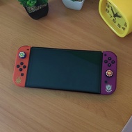 Nintendo Switch Oled Ediei Pokemon Scarlet OFW + SD Card 128 merk Sandisk- Second