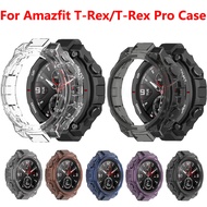 Protector Cover Case for Xiaomi Huami Amazfit T Rex/T-Rex Pro Screen Protector Smartwatch Shell Frame for Amazfit T Rex Case