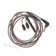 KOK 3.5mm Earphone Cable Detachable MMCX Cord With MIC For Shure SE215 SE425 UE900