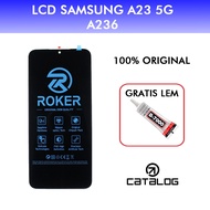 ORIGINAL SAMSUNG A23 5G / A236 LCD ROKER BLACK FULLSET
