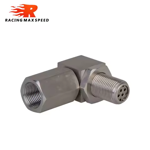 O2 Sensor Spacer Adapter M18*1.5 Stainless Steel 90 Degree for BMW VW Audi Fit Most Models,Car Perfo