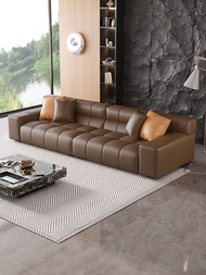 Minimalist Genuine Leather Sofa