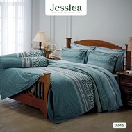 Jessica Cotton mix พิมพ์ลาย J245 ชุดเครื่องนอน ผ้าปูที่นอน ผ้าห่มนวม เจสสิก้า พิมพ์ลายได้อย่างประณีตสวยงาม