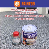 1 LITER Epoxy Flake Primer ( INCULDE HARDENER ) FOR FLAKE COLOUR EPOXY /Flake Primer PAINT99