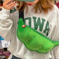 Unique Duck Neck Edamame Bag Pea Bag Funny Shoulder Bag 2023 Popular New Style Chest Bag Large Capac