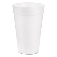 Dart Container Corp. 16J16 Foam Cups, 16 oz., White (Pack of 1000)