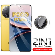 999D Soft Hydrogel Film 2In1 Screen Protector For Xiaomi Poco C55 C65 C71 C75 F5 F6 M6 M7 X5 X6 X7 P